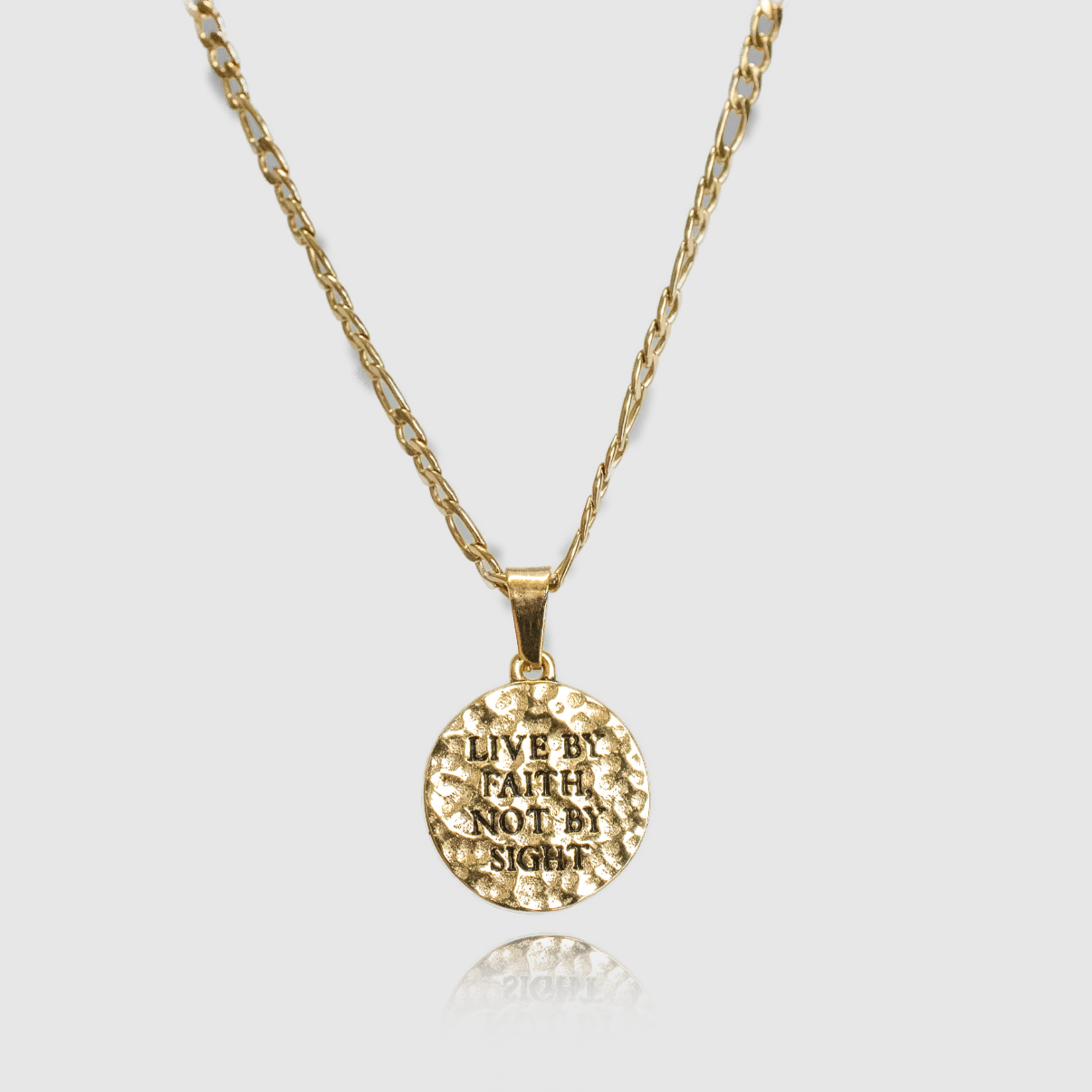 LIVE BY FAITH PENDANT CHAIN